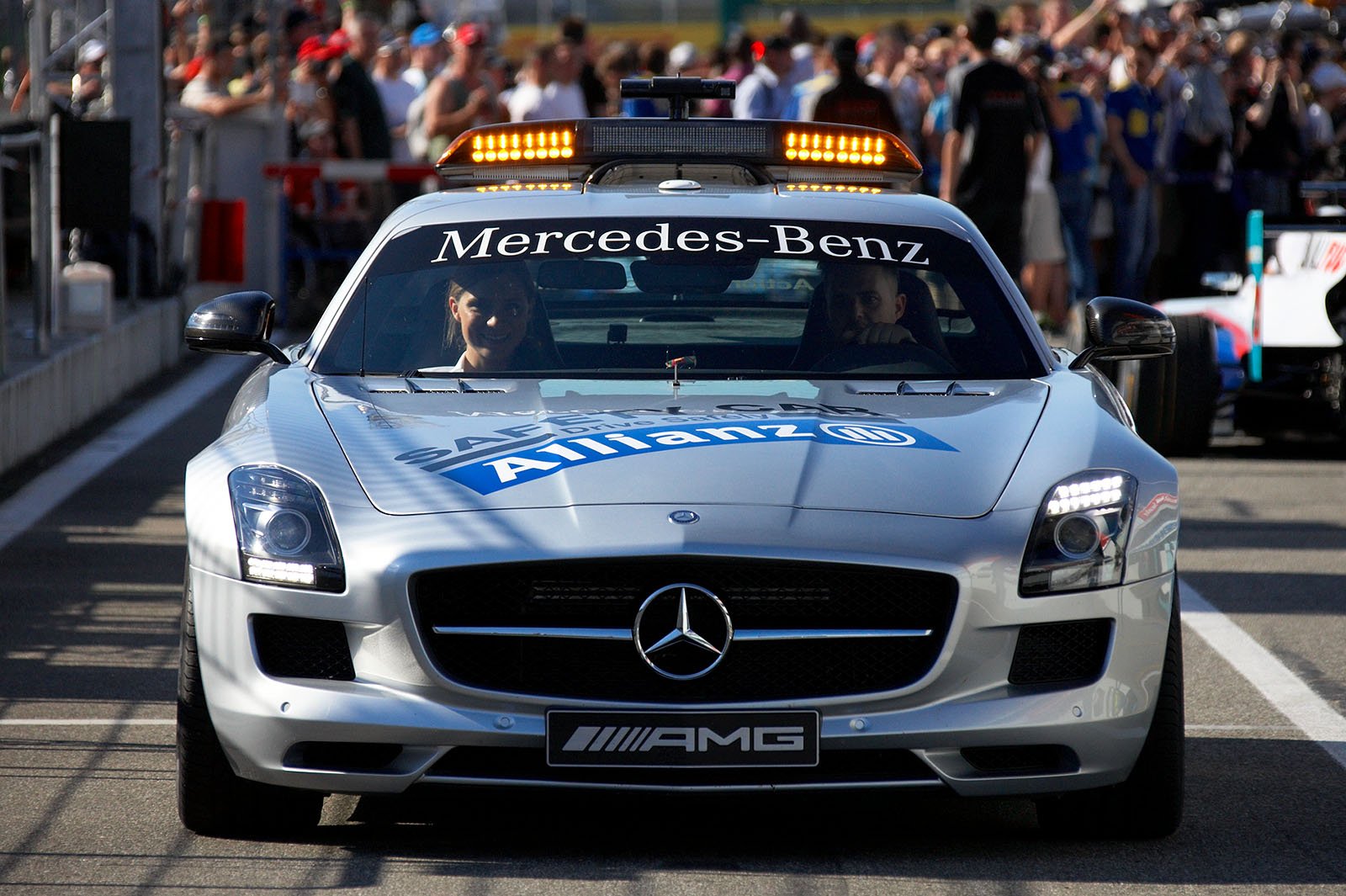 The AMG Mercedes Safty Car
