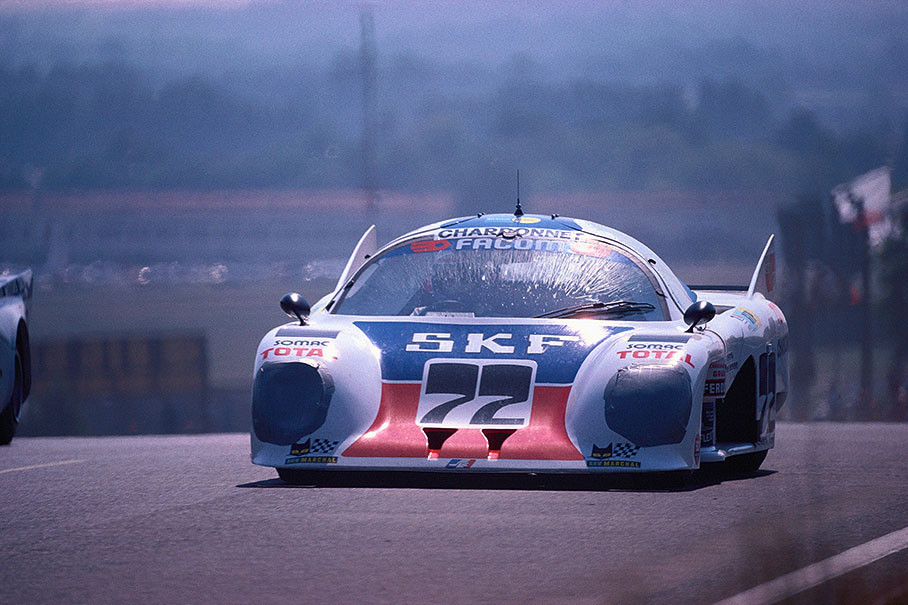 The Rondeau M378 with a Ford Cosworth DFV 3.0L V8 engine, driven by Jean Rondeau, Bernard Darniche and Jacky Haran, gaines 9th place overall and wins the GTP 3.0 classement at the 24h Le Mans 1978