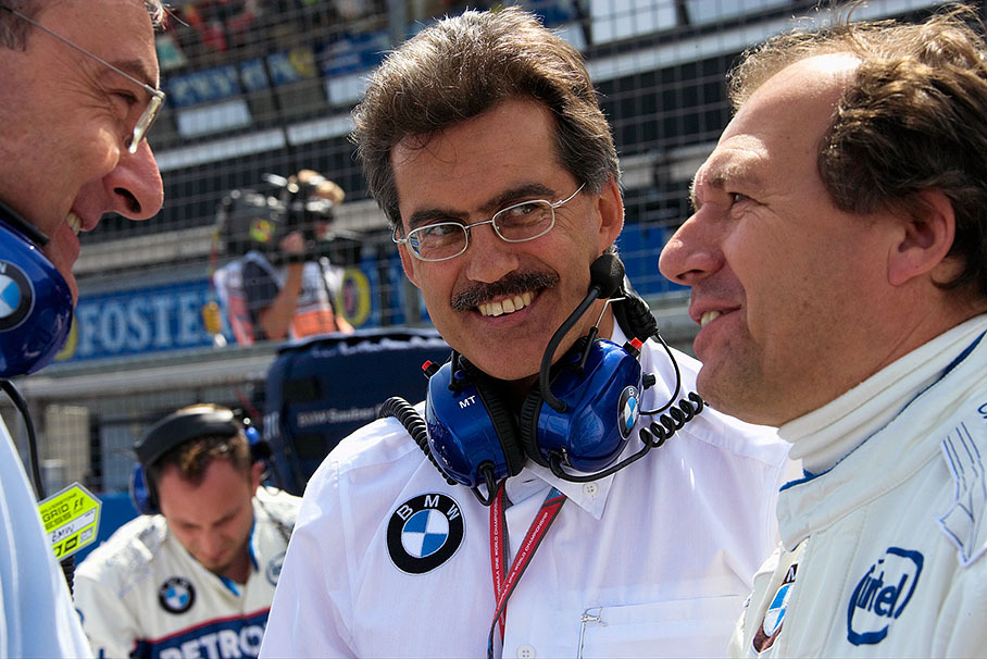 Mario Theissen and Willi Rampf of BMW Sauber