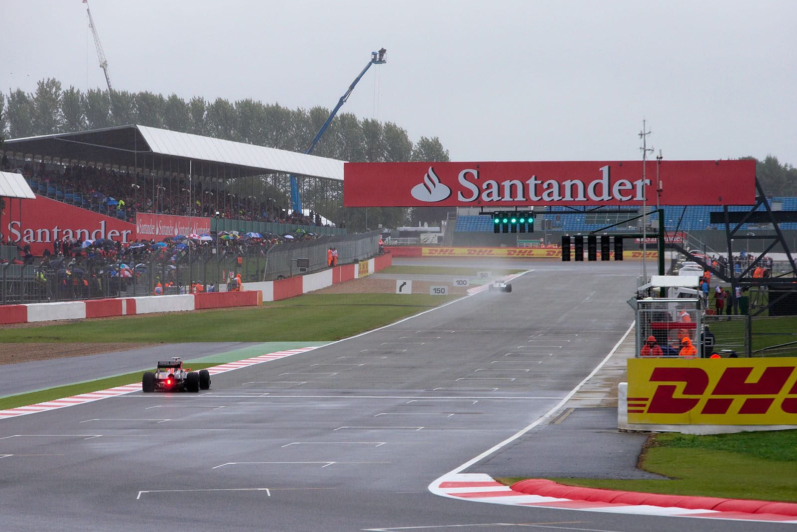 Jerome d'Ambrosio, Virgin Racing , enters the new 'International Straight'
