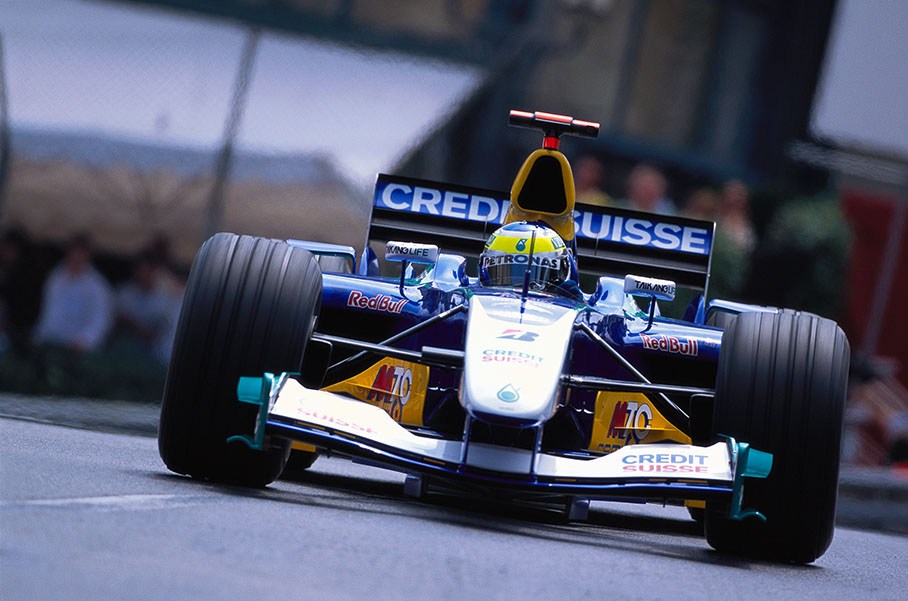 Felipe Massa in front of the Hotel de Paris
