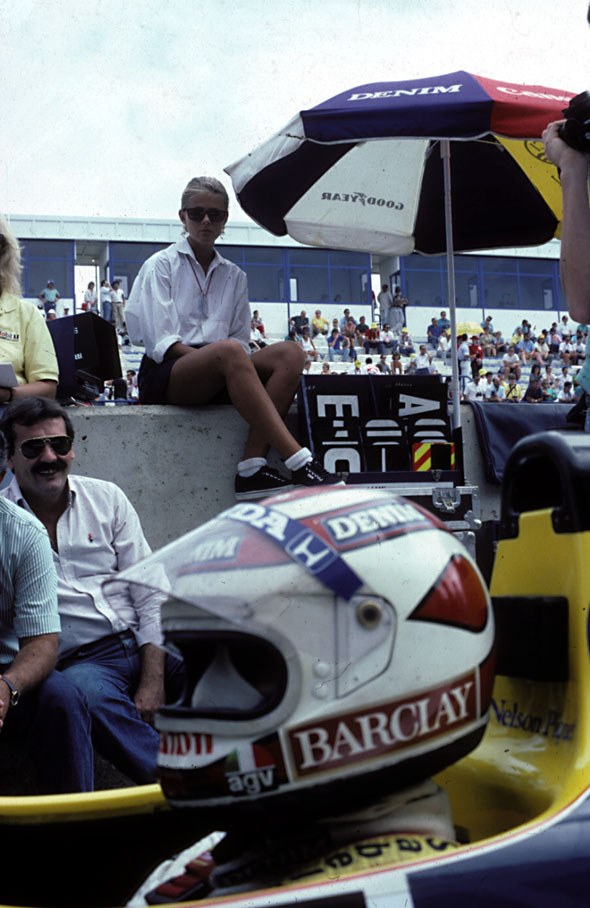 Girlfriend of Nelson Piquet