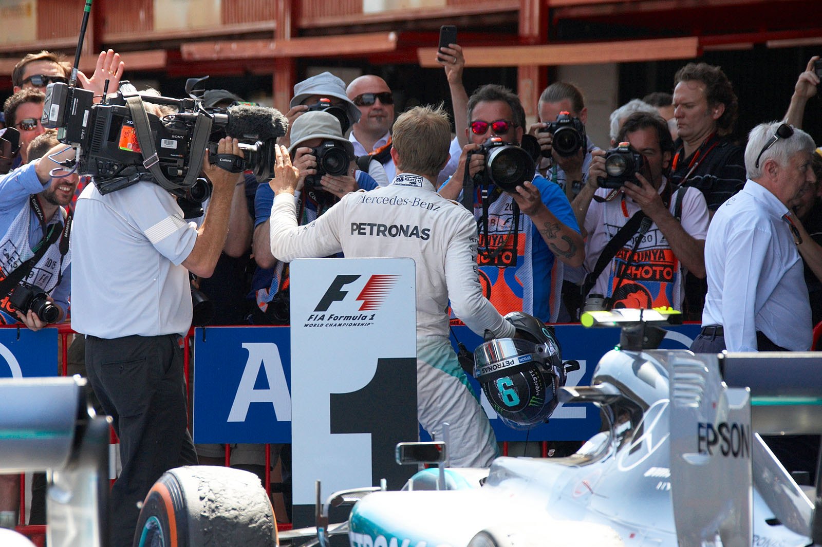 Nico Rosberg finally got his championship campaign going with a commanding win from pole position at the Spanish Grand Prix, Barcelona, 2015