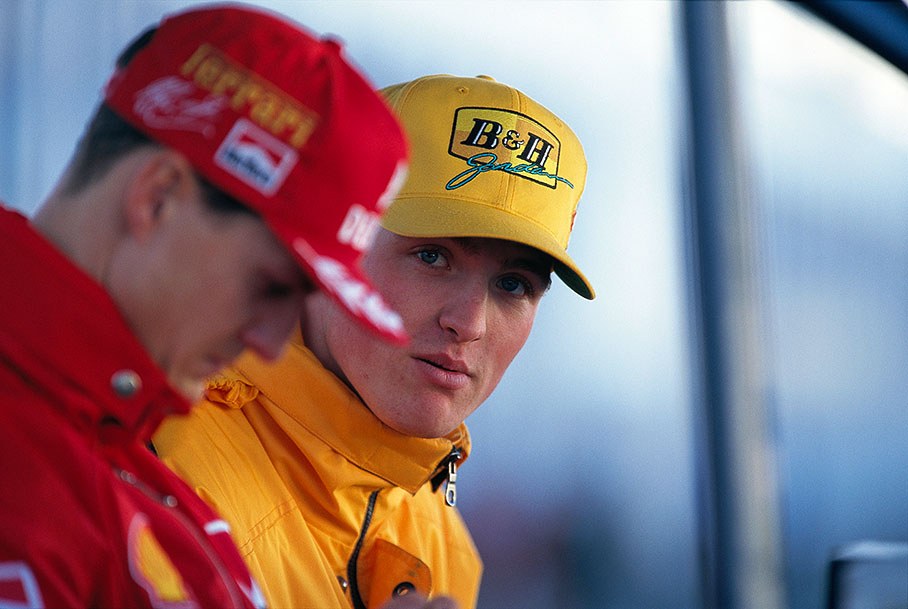 Ralf Schumacher with his brother Michael