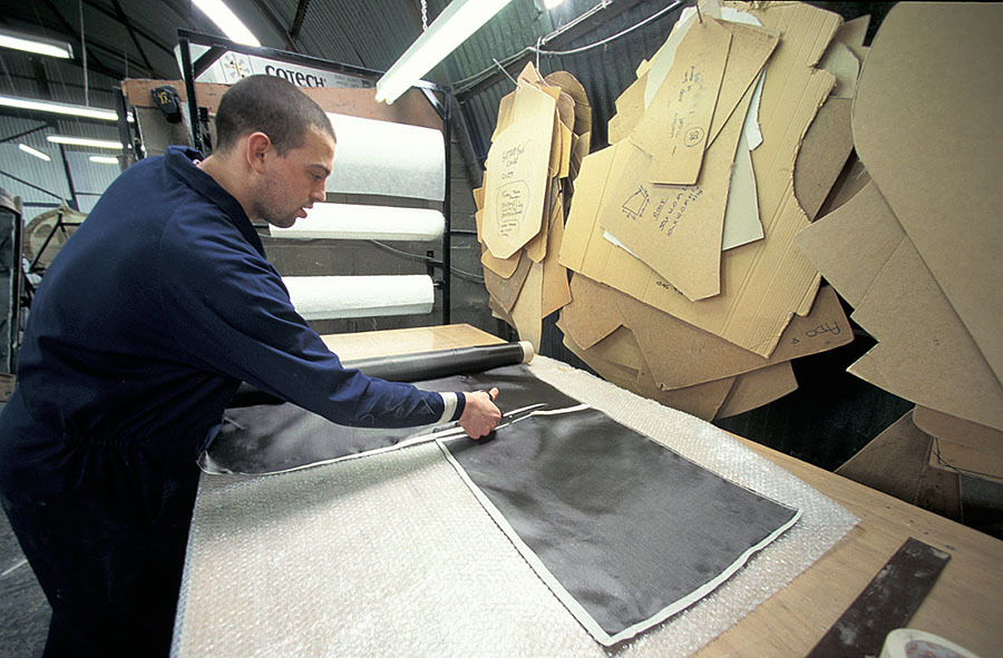 Marcos Engineering Ltd. factory, Kenilworth, England 1999