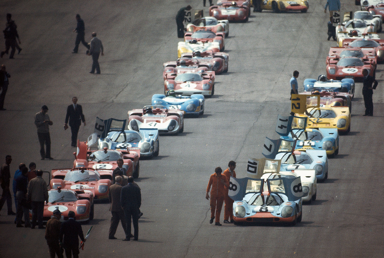 Before the start of the 1970 1000kms Monza