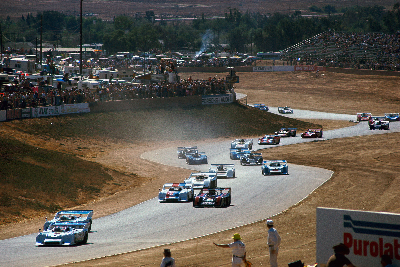 Start to the Can-Am Race in Riverside 1973