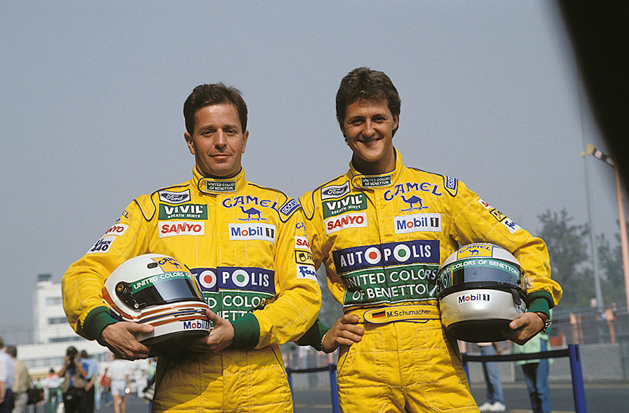 Brundle and Schumacher