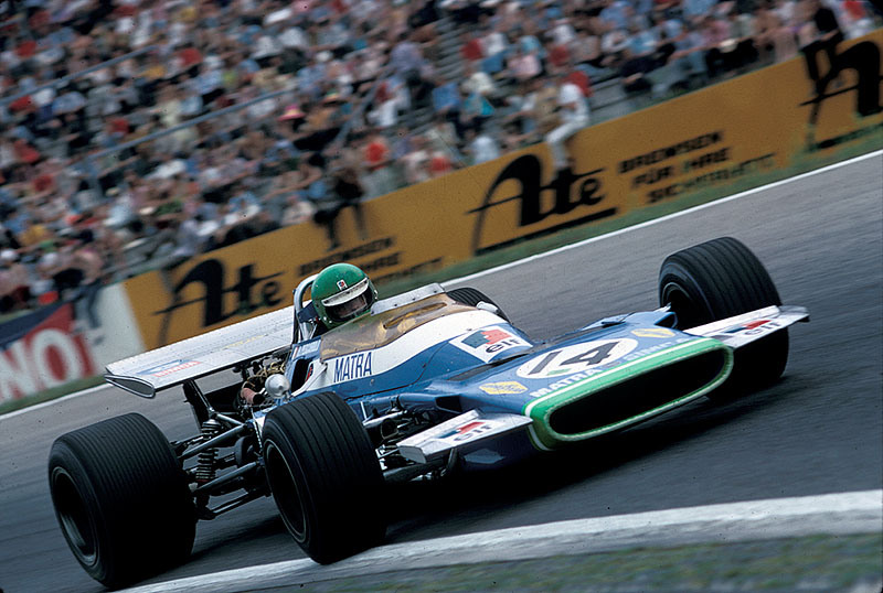 Henri Pescarolo on Matra Simca-Matra MS120, German GP Hockenheim 1970
