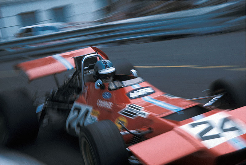 Piers Courage on De Tomaso-Cosworth 505, Monaco GP 1970