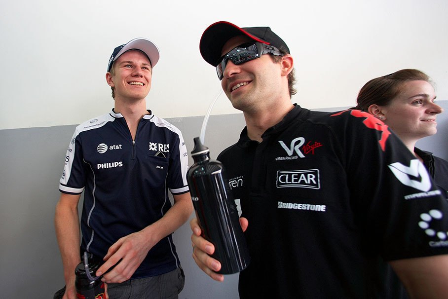 Nico Hulkenberg and Timo Glock