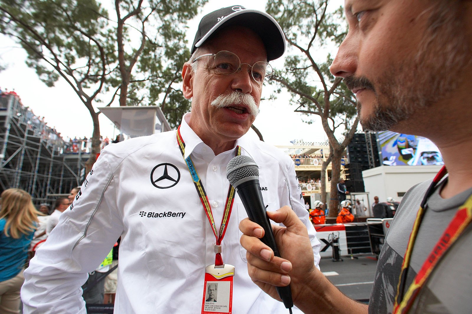 Dieter Zetsche, Chairman of the board, Daimler AG, Monaco Grand Prix, 2014