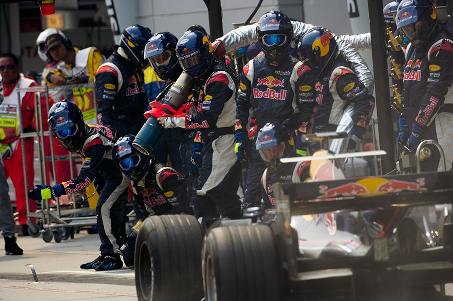 RBR car flying in