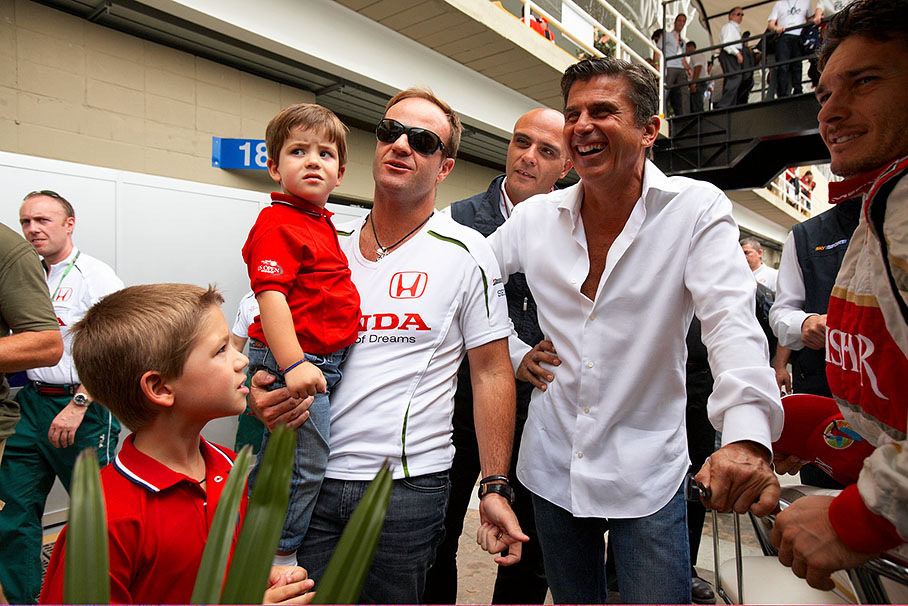 Barrichello's kids