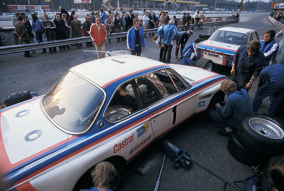 Hans-Joachim Stuck (D) / Chris Amon (NZ), BMW Motorsport (D), BMW 3.0 CSL, Monza 4 Hours 1973, European Touring Car Championship (round 1)