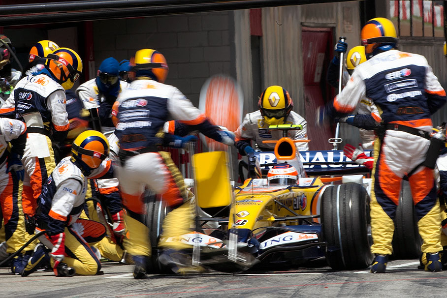 Kovalainen ends his pit stop