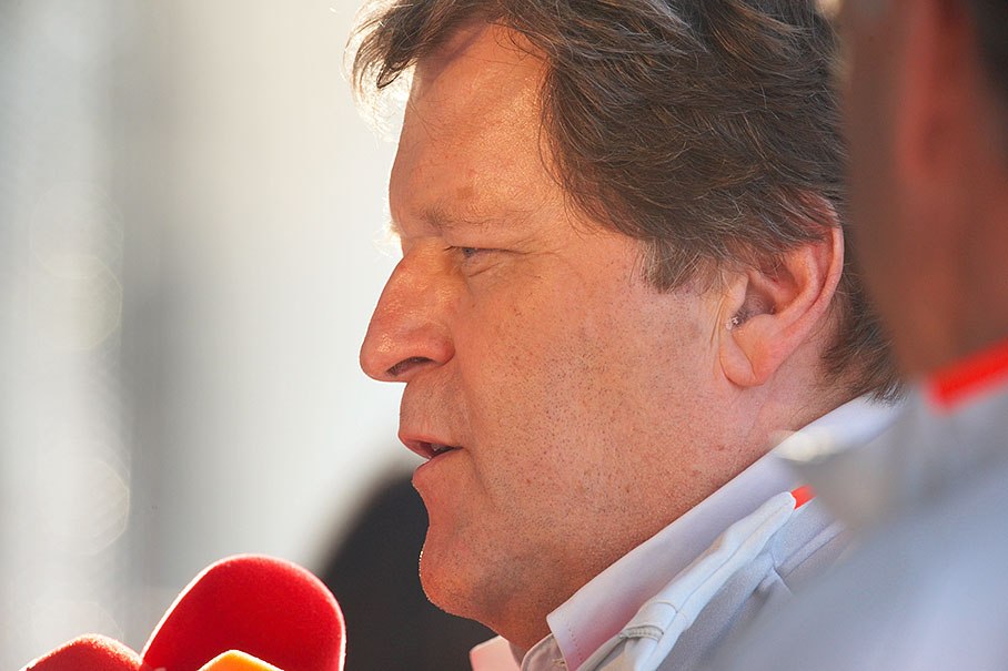 Mercedes motorsport director Norbert Haug
