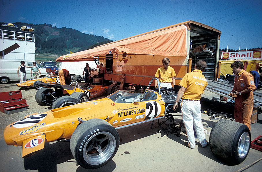 Denny Hulme's McLaren-Cosworth M14A