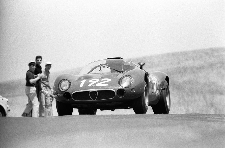 Autodelta SpA's Alfa Romeo T33 driven by Nanni Galli (I) and Ignazio Giunti (I) was not classified due to over time limit