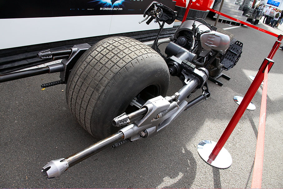 Promotional event of Toyota team and Batman movie The Dark Knight.