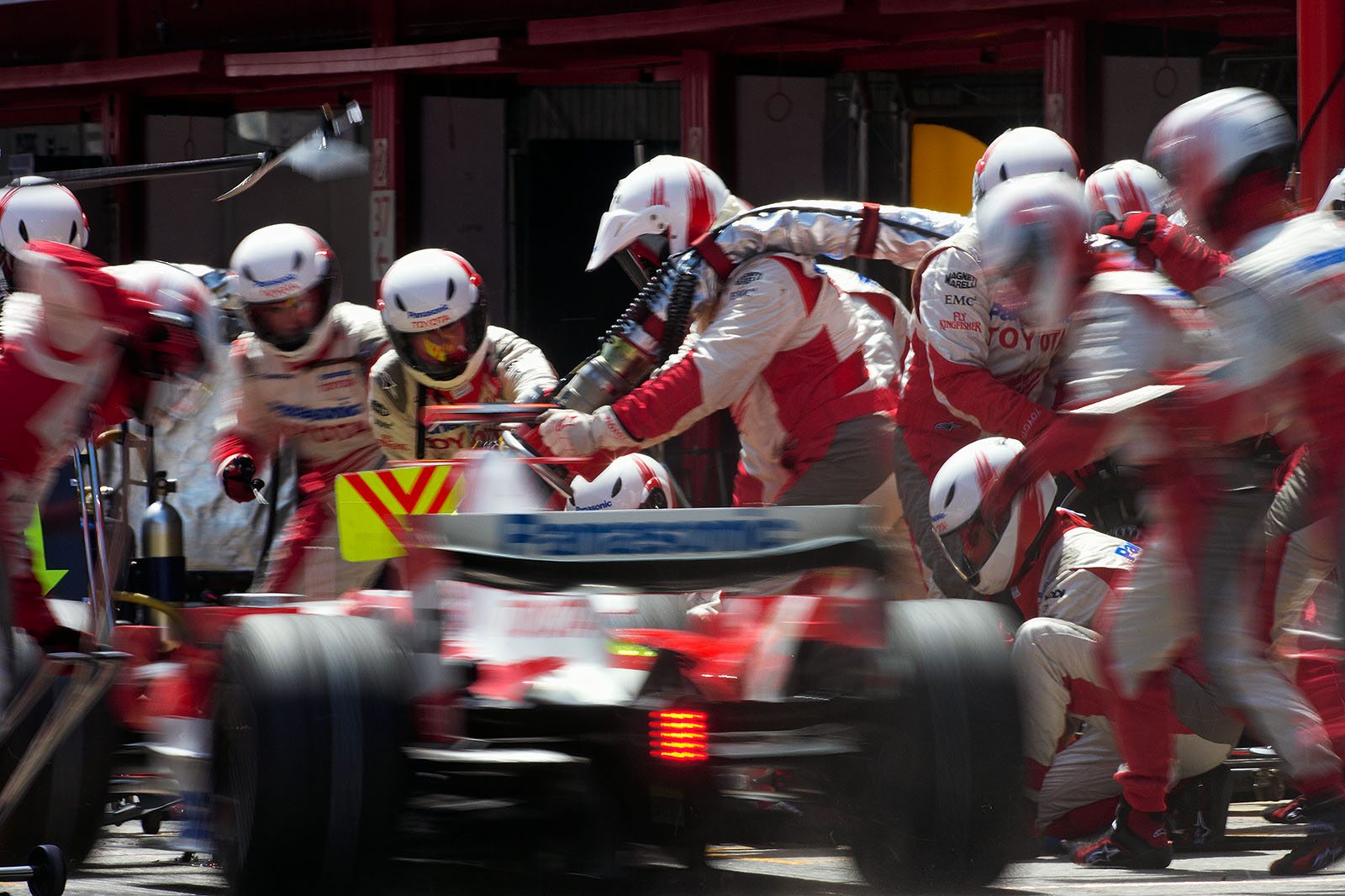 Ralf Schumacher in pits