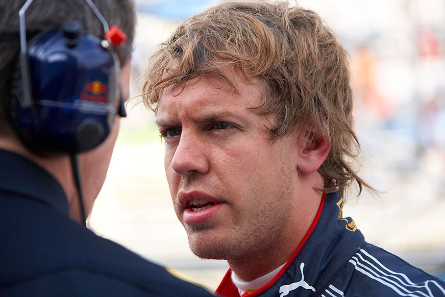 Sebastian Vettel, Red Bull Racing, after Friday practice