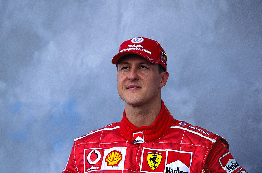 The reigning Word Champion Michael Schumacher, Ferrari
