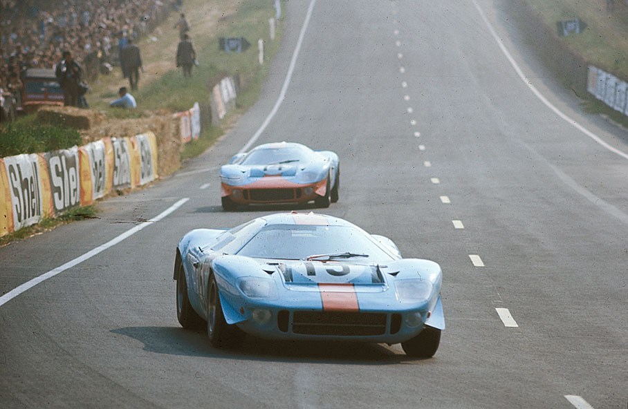 The John Wyer Mirage-Ford M1s both retired at Le Mans 1967. #15 (Jacky Ickx/Brian Muir chassis M.10003) only lasted 29 laps whilst the #14 David Piper/Dick Thompson chassis M.10001 managed 59 laps.