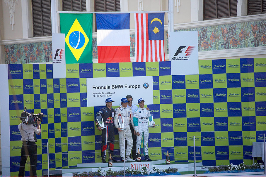 Formula BMW Europe podium