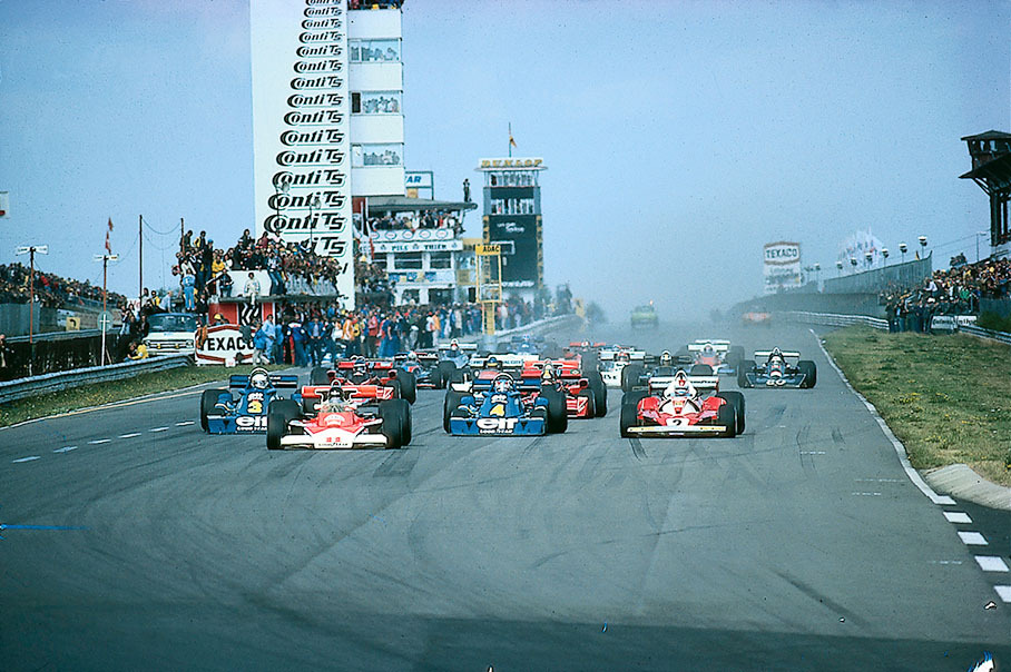 The second start after Lauda's terrific accident.