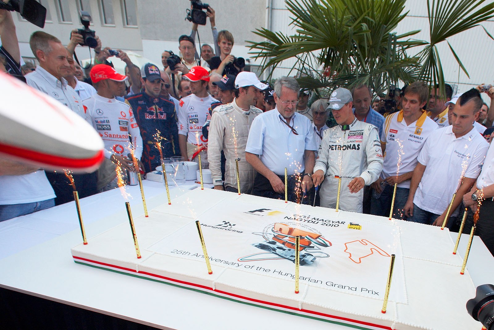 Hungaroring 25th anniversary cake