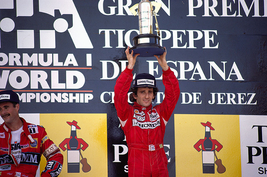 Winner Alain Prost