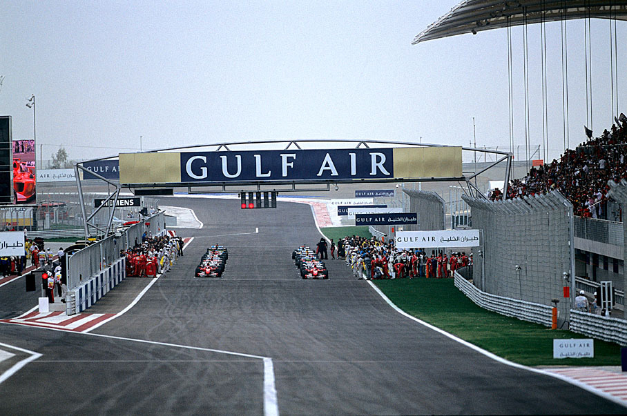 Before formation lap
