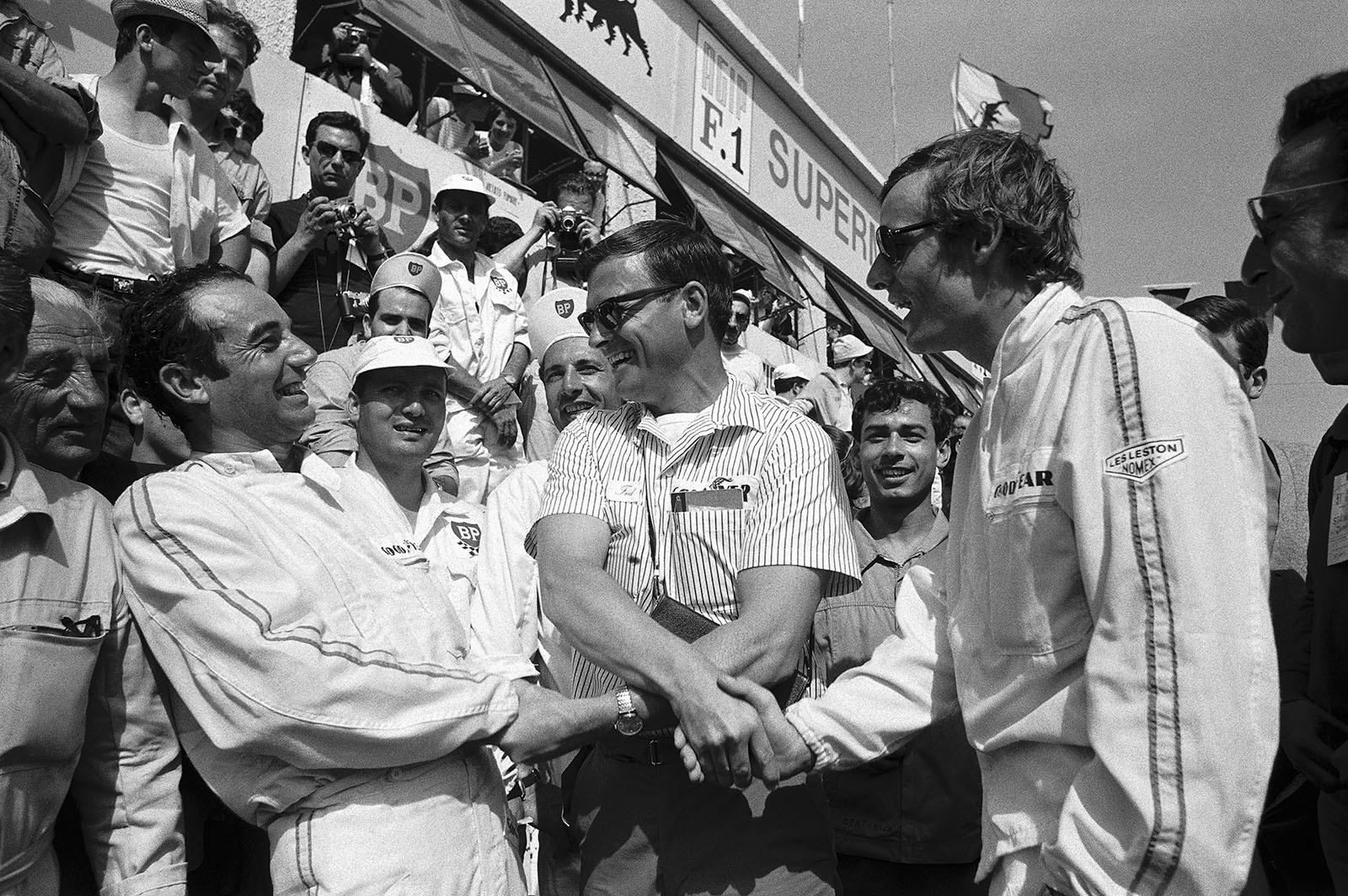 Bernard Cahier winner of the Grand Touring Class in a Porsche 911S, and 7th overall with team-mate Jean-Claude Killy, the former skier and tripe Olympic gold medalist, at the Targa Florio 1967