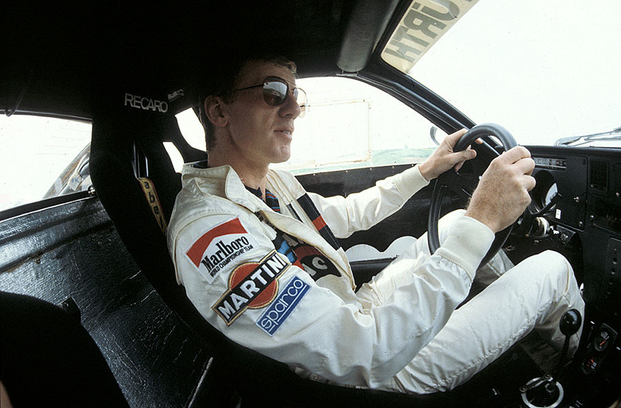 Walter Röhrl im Würth Lancia Rally 037, Regensburg 1983