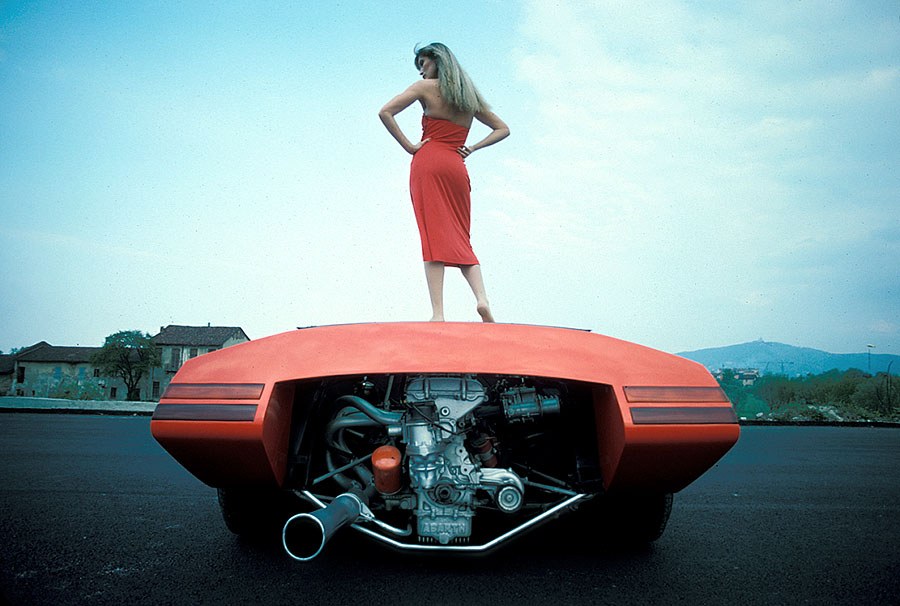 Concept Car, Abarth 2000 Pininfarina Scorpio, ca. 1970