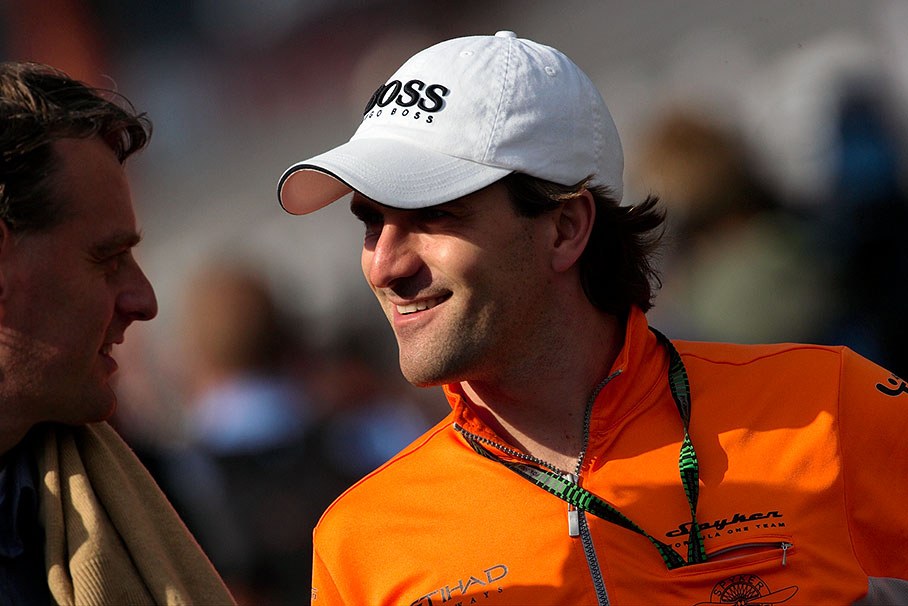 Spyker's one-time racing driver Markus Winkelhock.
