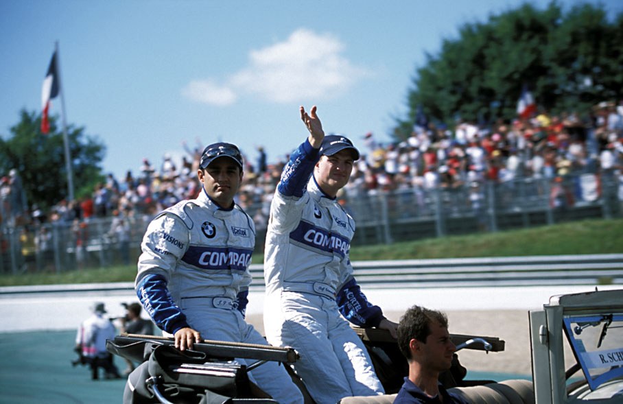 Ralf Schumacher and Montoya
