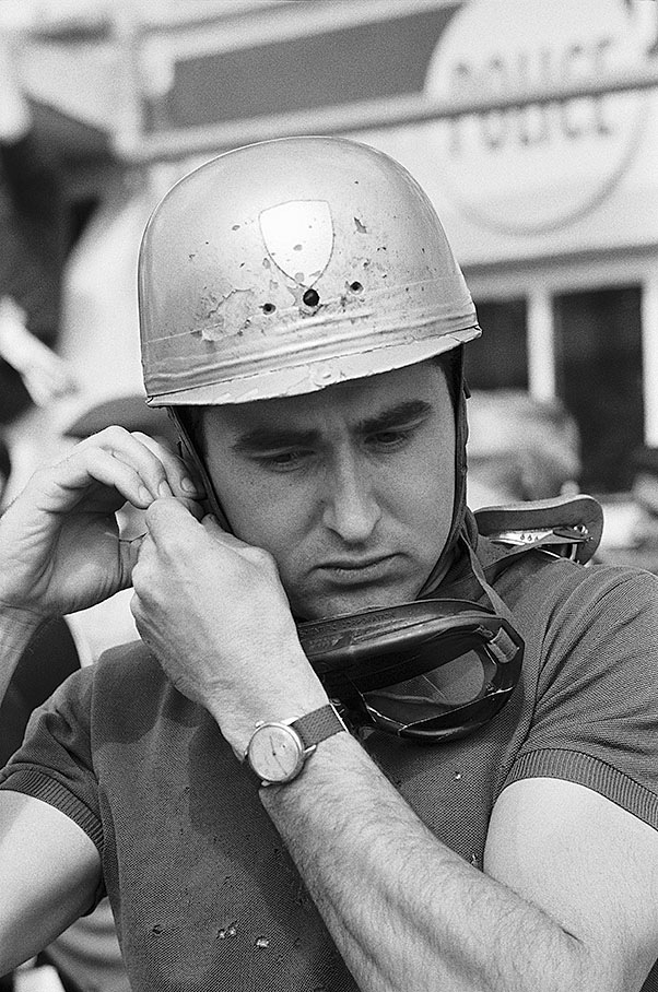 Italian Ferrari driver Lorenzo Bandini, 24h Le Mans 1963