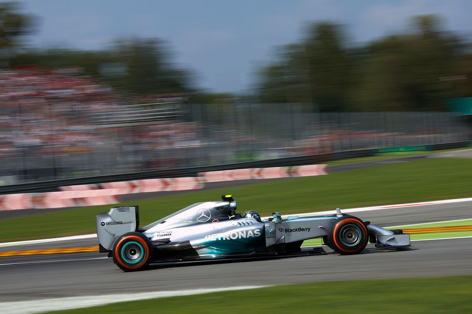 Race leader Nico Rosberg, Mercedes, Italian Grand Prix, Monza, 2014