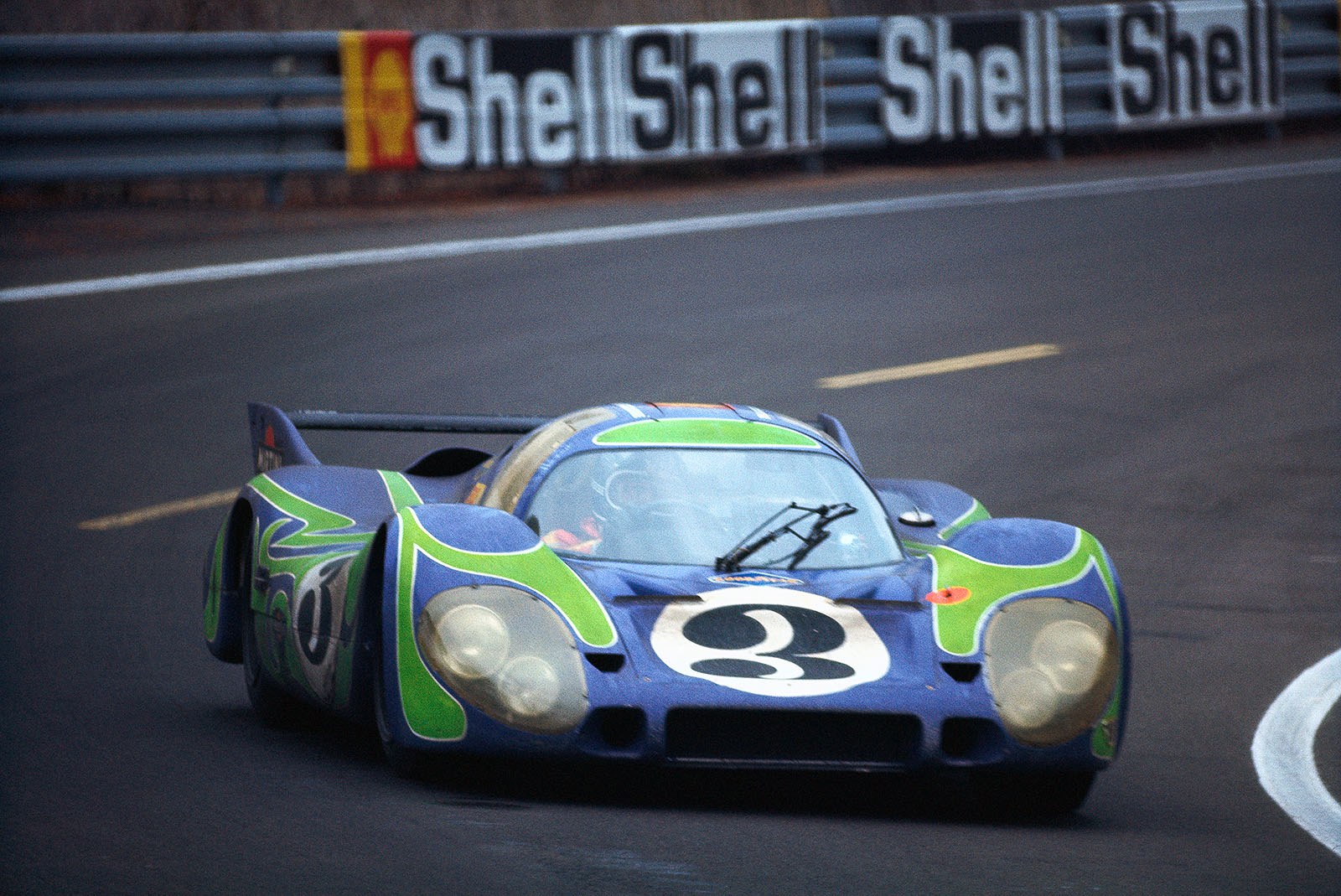 Second placed team of Gerard Larrousse (F, at the wheel) and Willy Kauhsen (D) in the Porsche 917L #043 entered by Martini International Racing Team
