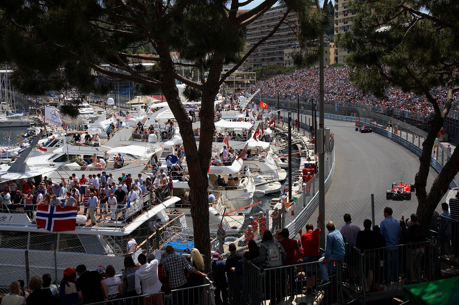 View between turn 12 (Tabac) and 13 (Louis Chiron), Monte Carlo Grand Prix, 2015