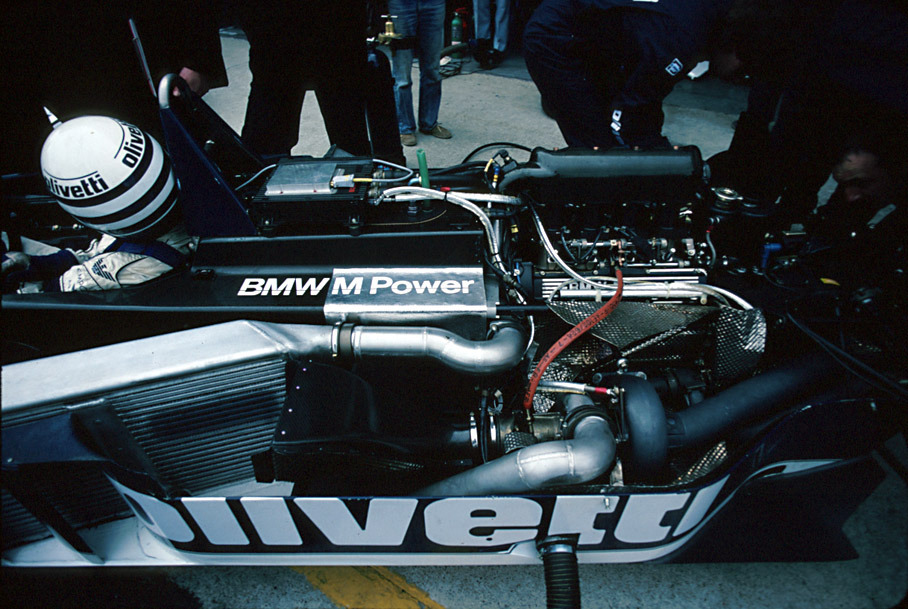 Riccardo Patrese's 1.5 t/c Brabham BT55-BMW 4