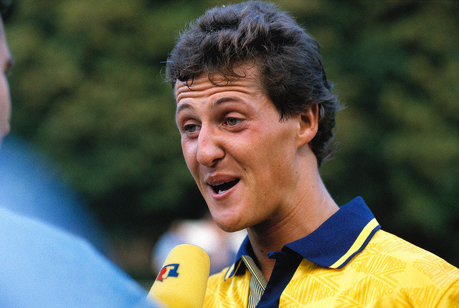 Michael Schumacher comments on his soccer skills