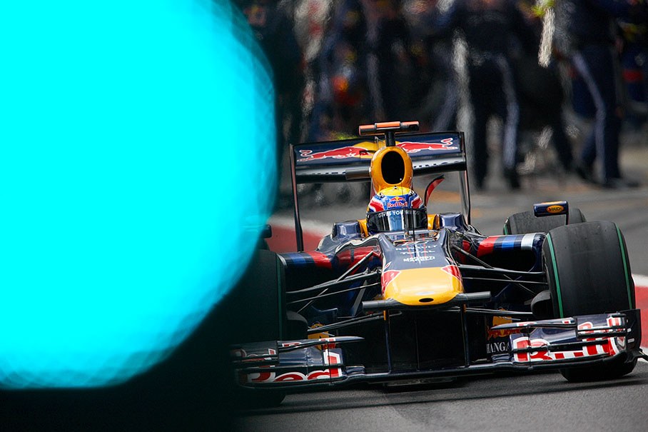 Green lights for Mark Webber, Red Bull Racing
