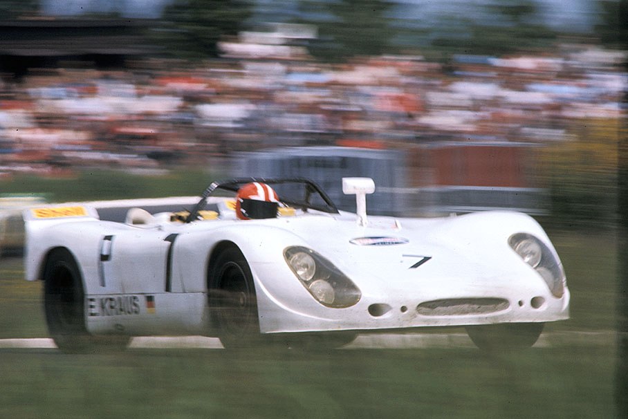 Porsche 908/2 #7, driven by entrant Ernst Kraus (D) and Dieter Basche (D)