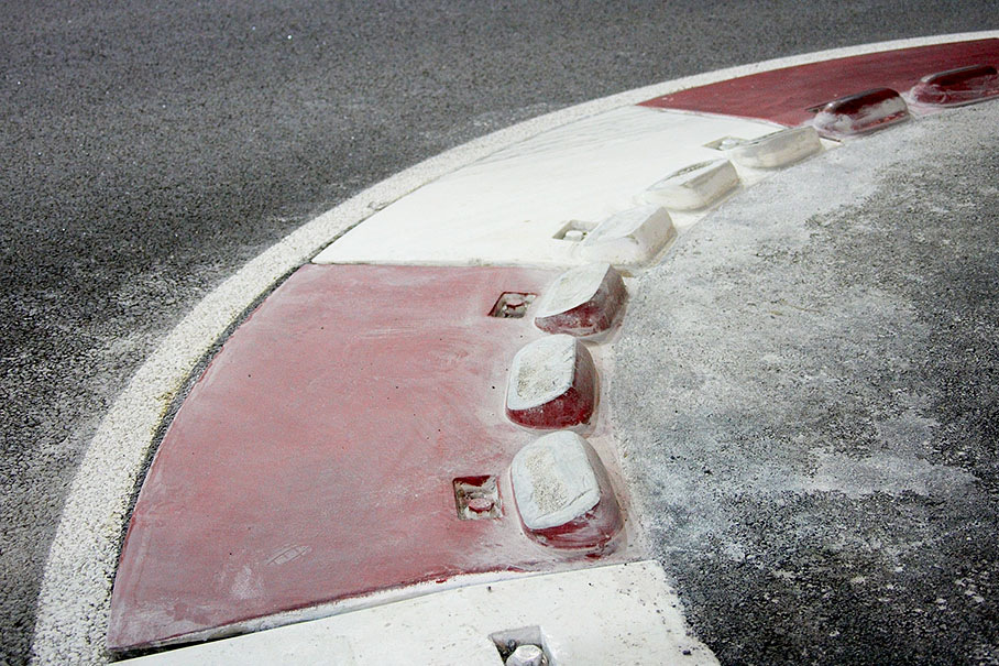 ... they are being defused by grinding down the bumpy cusps