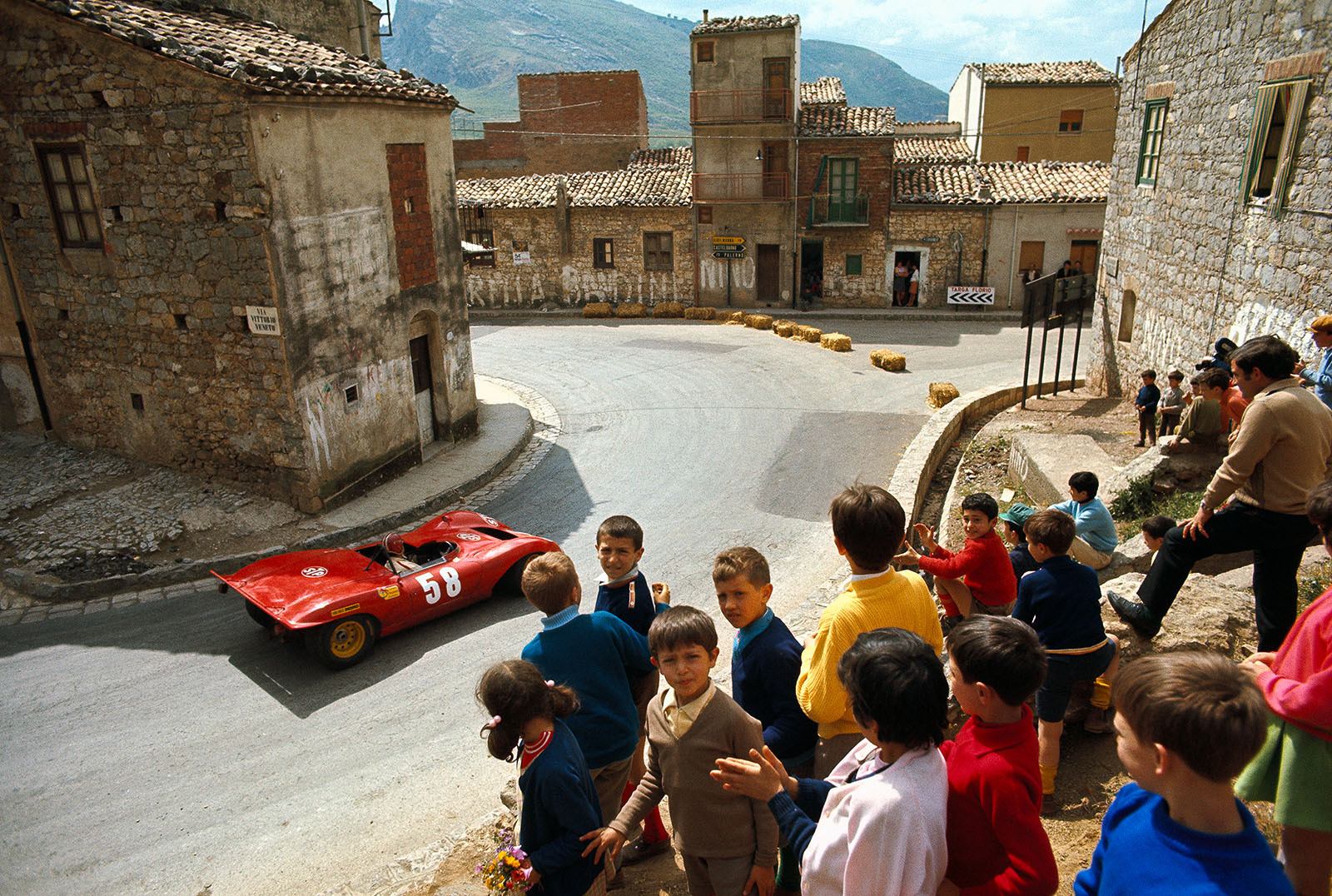 Pietro Lo Piccolo (I) and Salvatore Calascibetta (I) on Ferrari Dino 206 S Spyder 022