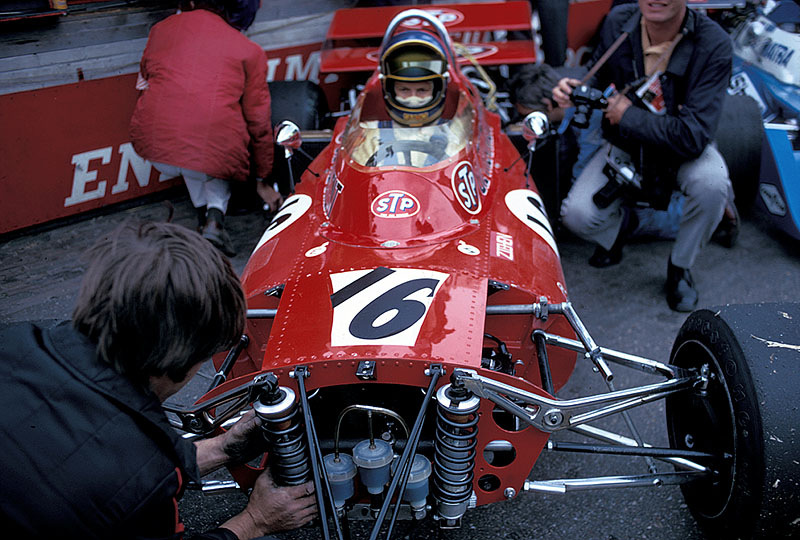 Ronnie Peterson on March-Cosworth 711, Dutch GP Zandvoort 1971