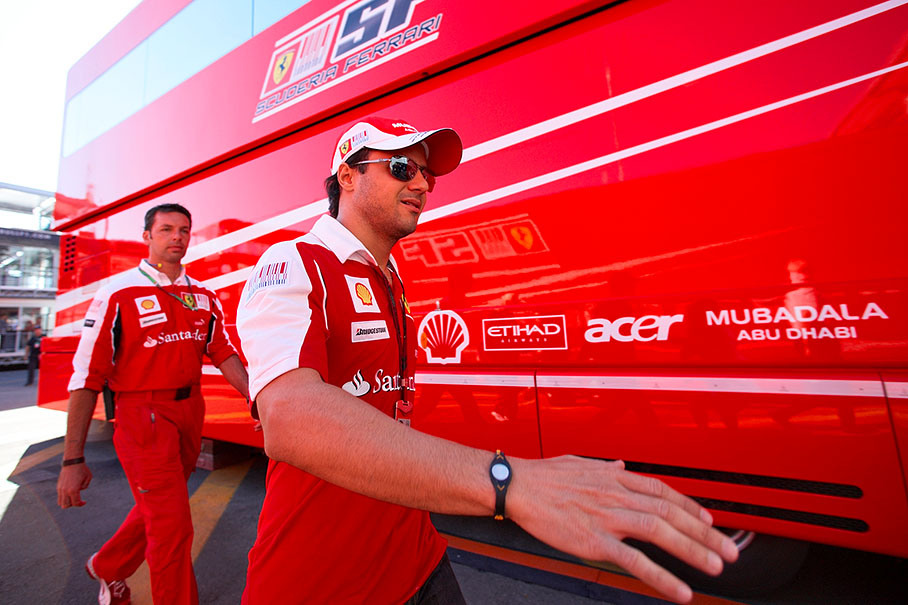 Felipe Massa of Ferrari